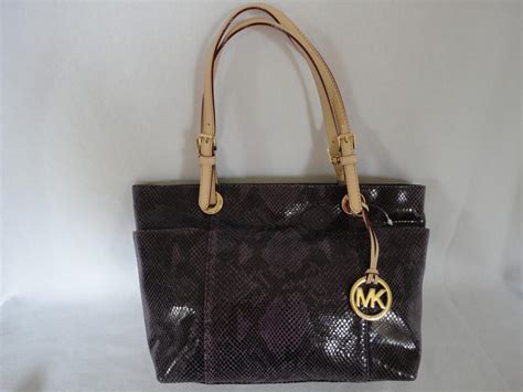 michael kors purple tote ebay